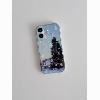 Ốp Điện Thoại Thích Hợp Cho iPhone Bông Tuyết Cây Giáng Sinh iPhone17promax Vỏ Điện Thoại iPhone16pro15 Minh Họa 14 / 13 Vỏ Bảo Vệ Đẹp VHNJ