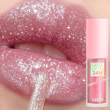 18 Màu Lấp Lánh 1 Chiếc Lip Glaze Lâu Dài Son Bóng Chất Lỏng Chống Thấm Nước Son Môi Trang Điểm Son Dầu Son Tint Dưỡng Ẩm Son Dưỡng Môi