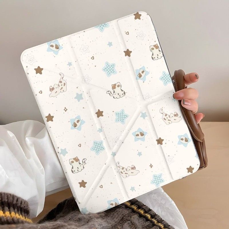 Bảo vệ cho vỏ ipad air 13 inch Gen5 / 6 Mini4 / 5 / 6 air 11 Air4 / air5 M2 Air6 M3 Air7 M4 24S pro11 thế hệ thứ 10 Air2 Gen7 Gen8 Gen9 pro 12.9 25S A16 gen11th Phim hoạt hình Vỏ máy tính bảng dễ thương