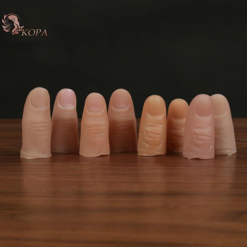 KOPA Chân giả Ngón tay giả Mô phỏng Cots Cắt đứt Prostheses Găng tay silicon biến mất để chơi Đạo cụ xảo quyệt Prank VN
