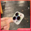 Kẹo Macaron Màu Cao Cấp Bảo Vệ Camera Tương Thích Cho IPhone 17 11 Pro Max 13 12 Mini 15 14 Plus 16 Plus 12 15 14 13 Pro Max Full Cover Kim Cương Màu Bảo Vệ Ống Kính Phim