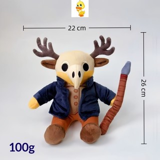 PLUS✨Đồ Chơi Hươu Sang Trọng 99 Đêm Trong Rừng, Búp Bê Nhồi Bông Sừng Lớn, Plushie Dê Hoạt Hình, Quà Sinh Nhật Cho Trẻ Em, Có Hàng, COD