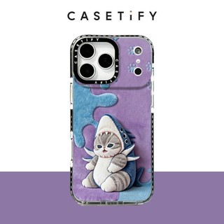 Ốp Điện Thoại Mềm Tôm Cá Mập Mèo Cho iPhone 17ProMax 16Plus 15 14 13 12 11 Vỏ Bảo Vệ Chống Sốc