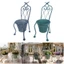 Yoo Kim Loại Xô Hoa Bình Sắt Ghế Bình Cho Hoa Lụa Trang Trí Văn Phòng Tại Nhà Sử Dụng Nghệ Thuật Trang Trại Trang Trí