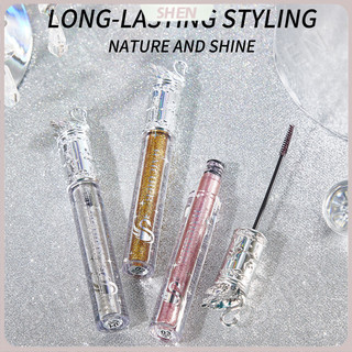Bán Chạy Kim Cương Vỡ Với Nhấp Nháy Mascara Chống Thấm Nước Uốn Dài Dày Không Dễ Dàng lem Mịn Nhấp Nháy Sequins Mascara