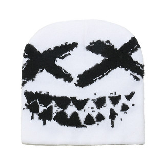 Mũ beanie dệt kim Hip-Hop Grimace - Áo chui đầu mùa đông đường phố cổ điển dành cho nam