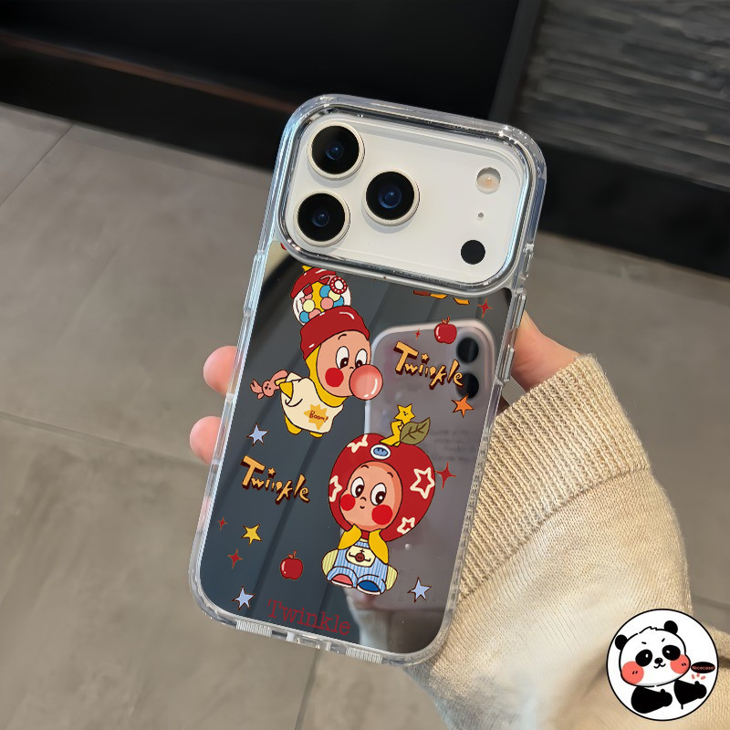 Ốp Điện Thoại Gương Lấp Lánh Dễ Thương Cho OPPO Reno 14F 14 13F 13 Pro 12 12F 11 11F 10 9 8 7 SE Pro Plus 8Z 7Z 8T 6Z 5Z 5F 5K 4F 5 4 Lite 5G 4G Bìa Hoạt Hình Vỏ Mềm Ngôi Sao