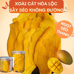 1Kg Xoài Cát Hòa Lộc Sấy Dẻo Không Đường Bao Ngon - Date mới