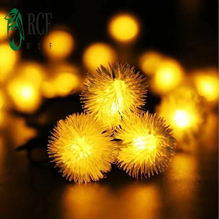 Đèn dây bồ công anh năng lượng mặt trời 1,5M 10LED Trang trí tiệc sân vườn Giáng sinh ngoài trời chống nước