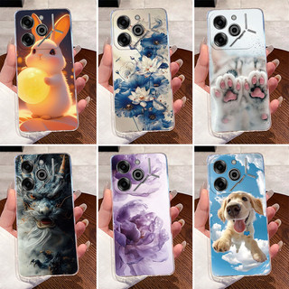 Ốp Lưng Cho Tecno Pova 6 Pro Li9 Li7 Pova6 6Pro 5G Thẩm Mỹ Sang Trọng Dễ Thương Thoáng Mát Bé Trai Bé Gái Cover Trong Suốt Mềm Siêu Mỏng Vỏ Điện Thoại