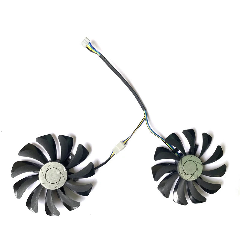 Quạt Làm Mát 2 Chiếc P106 GTX 1060 GPU VGA Bộ Làm Mát Cho MSI GeForce GTX1060 GTX-1060-6GT-OC INNO3D GTX 1060 6GB video Card Đồ Họa