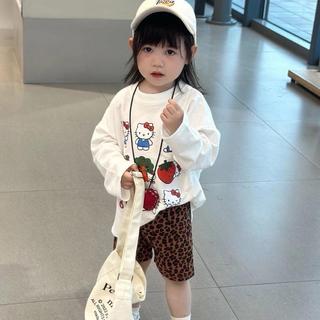 S188-[tomnaukid] Set áo thun dài tay hình MIC phối quần leggin beo cho bé gái size từ 9-40Kg