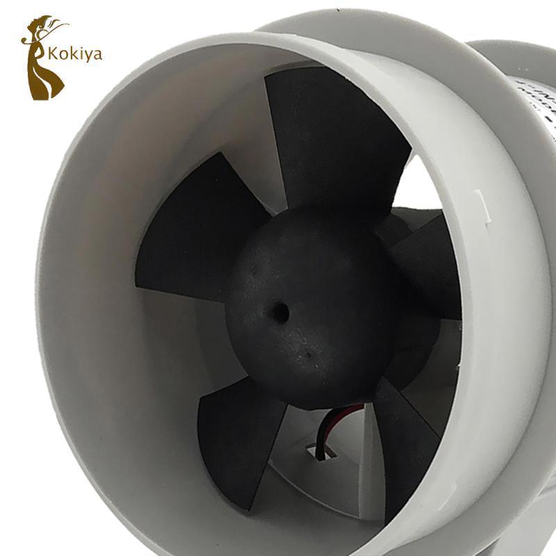 Đường kính 4 inch Marine 12V Máy thổi yên tĩnh Chống nước Lưu lượng không khí cao TRẮNG