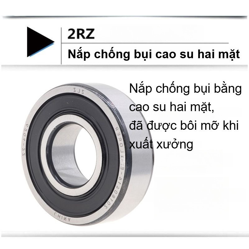 Combo 10 Vòng Bi (Bạc Đạn) Xe Máy 6201/6203 - Chống Bụi, Chống Nước, Hàng Chính Hãng