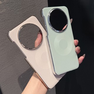 Thích hợp cho Mate80Promax Vỏ điện thoại từ tính mạnh Mạ điện Star Ring Da trơn Mate80 Vỏ bảo vệ chống sốc Hàng hóa giao ngay