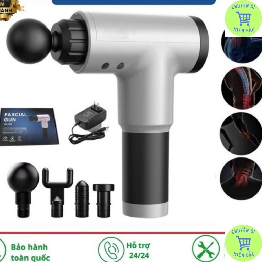Máy massage cầm tay mát xa cổ vai gáy chân bụng xóa tan nhức mỏi cơ và xương khớp -Bảo hành 6 tháng lỗi 1 đổi 1