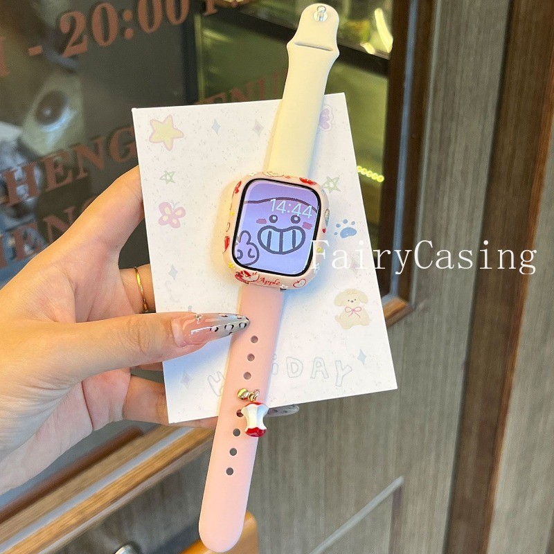 Dây đeo silicon mỏng cho Apple Watch S11 46mm 42 45mm 44 40 41 38mm Vòng đeo tay iwatch Series 8 7 Se 3 4 5 6 9 10 Ultra2 49mm