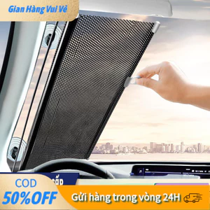 【24h】Rèm cách nhiệt ô tô tự động với công nghệ chống UV tiên tiến thiết kế tự cuộn gọn gàng và dễ dàng sử dụng