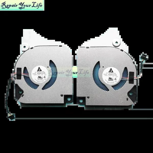 0F7N58 X4F3M GPU CPU Quạt Làm Mát Cho Dell inspiron Game book 17 G7 7790 NS8CC08-18G29 NS8CC09-18G30 PC Tản Nhiệt 12V 0.5A