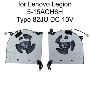 Quạt Làm Mát GPU CPU Cho Lenovo Legion 5-15ACH6H Loại 82JU, R7000P Y7000P 2021 DC10V Máy Tính Xách Tay Chơi Game Tản Nhiệt 5H40S20304