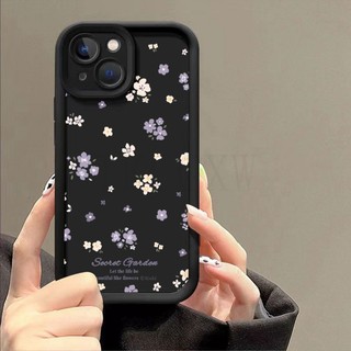 Tương thích với Honor 400 Pro 200Smart 200 400 Lite X6C X9D X7D X7B 90 Lite Magic 5 4 Pro 7 Lite Vỏ mềm silicon in hoa nhỏ màu tím