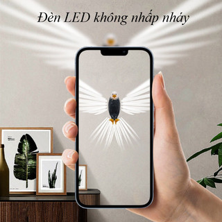 Đèn Đại Bàng 3D Điều Khiển Từ Xa - LED Cảm Ứng Nghệ Thuật, Trang Trí Không Gian Ấn Tượng