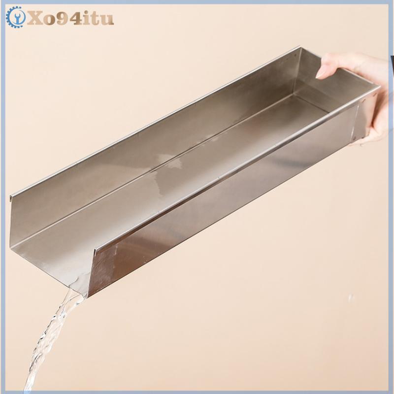 XOITU Khuôn làm bánh dài bằng thép không gỉ chống trượt BakingTray Chống hình chữ nhật Tiramisu Đế bánh DlY Dụng cụ nấu ăn nhà bếp VN