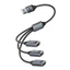 Cáp chia cổng USB Treeling Male sang 3 cái cho trung tâm USB Chargign và truyền dữ liệu