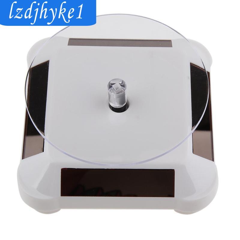 Xoay 360 Độ Loại Bàn Xoay Chạy Bằng Năng Lượng Mặt Trời Đế Trang Sức Điện Thoại MP4