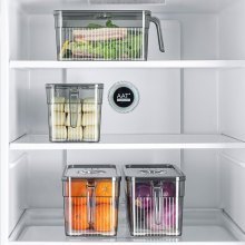 Hộp Đựng Thực Phẩm Bảo Quản Tủ Lạnh Có Tay Cầm Kèm Nắp Đậy, Chất Liệu Cao Cấp