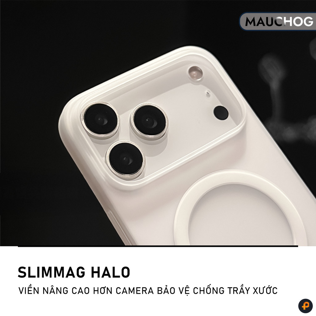 Ốp Nhám Mờ Chống Vân Tay Siêu Mỏng Vòng Từ Tính 3D Cho Điện Thoại iPhone 17 Pro Max 16 15 14 13