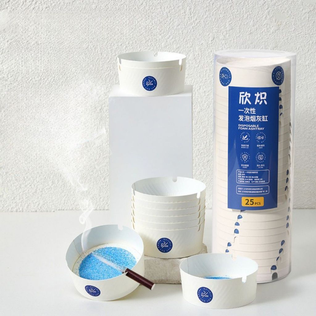 Cốc gạt tàn mini dùng một lần – Gọn nhẹ, sạch sẽ, phù hợp xe hơi và quán cà phê