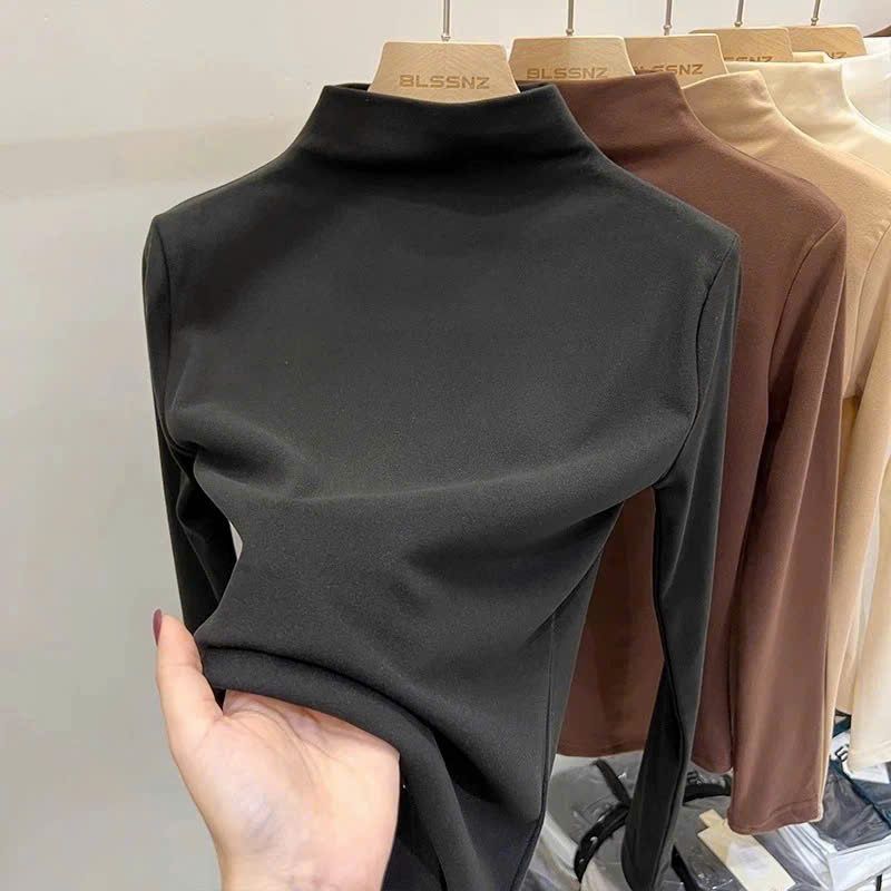 áo giữ nhiệt cuộn tròn  lót lông thỏ cao cấp, ấm áp cho mùa đông -quanao94