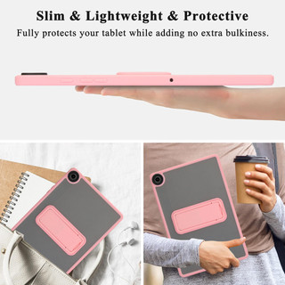 Ốp Bảo Vệ Chống Sốc Khung Màu Thời Trang Cho Samsung Galaxy Tab A11 Plus 11inch 2025 S11 S9 S10 FE S10 FE S8 S6 A7 Lite A9 Plus Vỏ Gấp Có Thể Điều Chỉnh