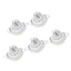 Yoo 5 Chiếc Nâng Cấp Ổ Cắm Ống Chân Không B9A Có Tấm Vàng Liên Hệ Cho 12AX7 ECC83