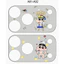 Dành Cho iPhone 17 Pro / 17 Pro Max DIY Crayon Shin-chan Mềm Mờ Camera Giấy Dán Phim / Bảo Vệ Camera Chống Trầy Xước