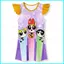 GN The Powerpuff Girls hoạt hình dễ thương váy cosplay colth cho trẻ em bé gái váy một mảnh đồ ngủ mặc giải trí NG