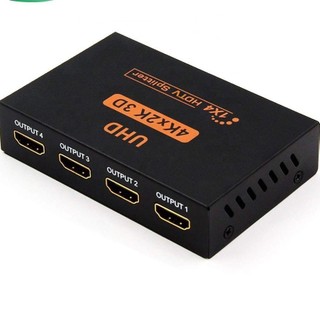 2025 Bộ chia HDMI 1 trong 4 ra Bộ khuếch đại HDCP 1080P 4K Màn hình kép cho HDTV DVD PS3 Xbox