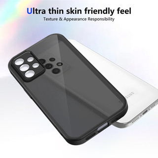 Dành Cho Samsung Galaxy A33 5G / A52 / A52s / A53 5G Ốp điện thoại Cứng Trong Suốt Da-Cảm Giác Mềm Khung TPU Chống Sốc Mỏng
