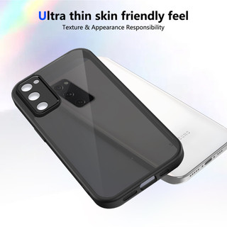 Dành Cho Samsung Galaxy S20 FE 5G Ốp điện thoại Cứng Mờ Da-Cảm Giác Mềm Khung TPU Chống Sốc Mỏng Vỏ