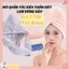 Mũ Quấn Tóc Khăn ủ Tóc Chất Cotton Siêu Thấm Hút Nhanh Khô , Khăn Lau Tóc Lọn Bông Mềm Mại