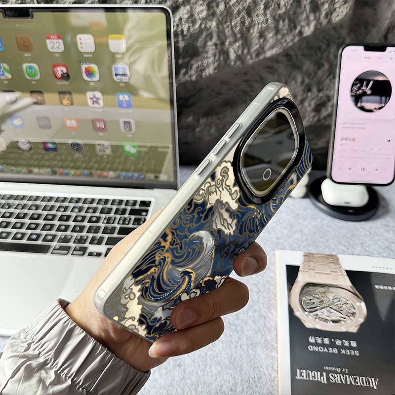Dành cho iQOO 15 Ultra 15R 13 12 Pro Z10 Z11 Turbo Pro Z9 Neo 11/Neo 10 / 9 The Great Wave off Kanagawa Micro Matte Vỏ điện thoại cứng cho iQOO Z9 Turbo Z8 Vỏ iQOO chống sốc