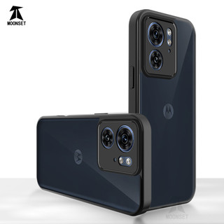 Dành Cho Motorola Moto Edge 40 Ốp điện thoại Cứng Mờ Da-Cảm Giác Mềm Khung TPU Chống Sốc Mỏng Vỏ