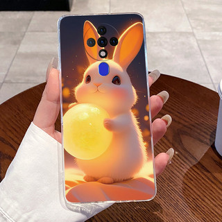 Vỏ Cho Tecno Spark 6 Ốp Lưng KE7 Thẩm Mỹ Sang Trọng Dễ Thương Thoáng Mát Bé Trai Bé Gái Trong Suốt Silicon Ốp lưng Techno Spark 6