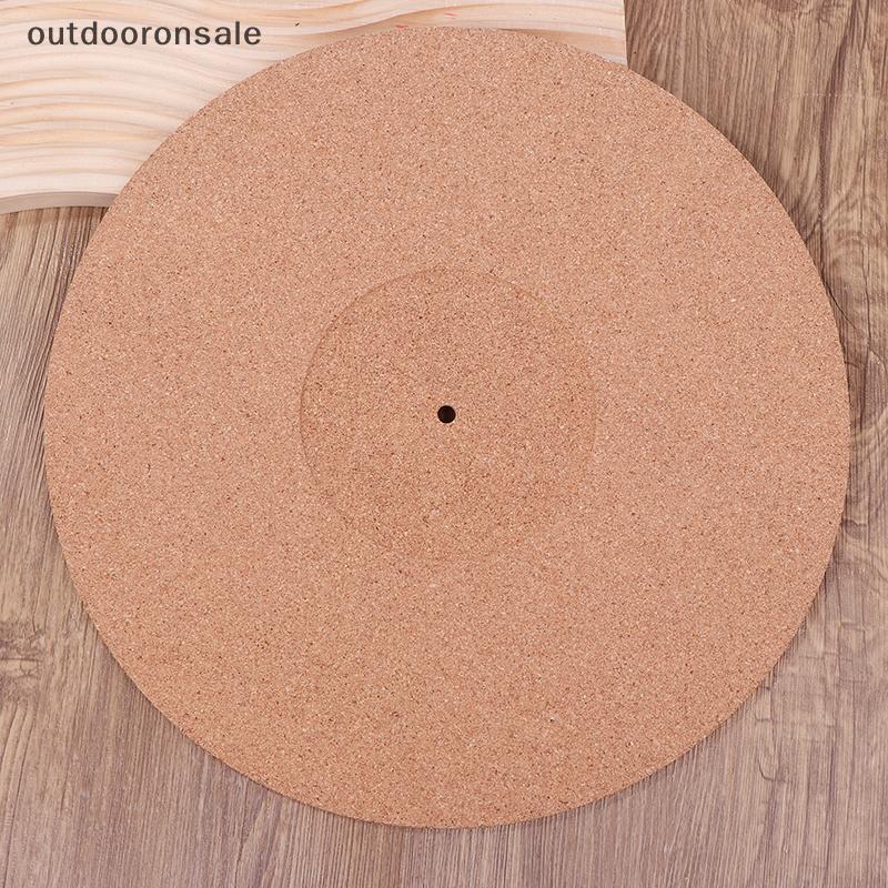 [outdooronsale] Record Pad Soft Cork Thảm chống tĩnh điện Tấm trượt bàn xoay 300mm Phụ kiện máy quay đĩa, MỚI. FSI