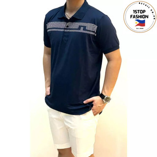 J.Lindeberg Áo Polo Golf Nam Nhanh Khô Strechable Hiệu Suất Vải Drifit