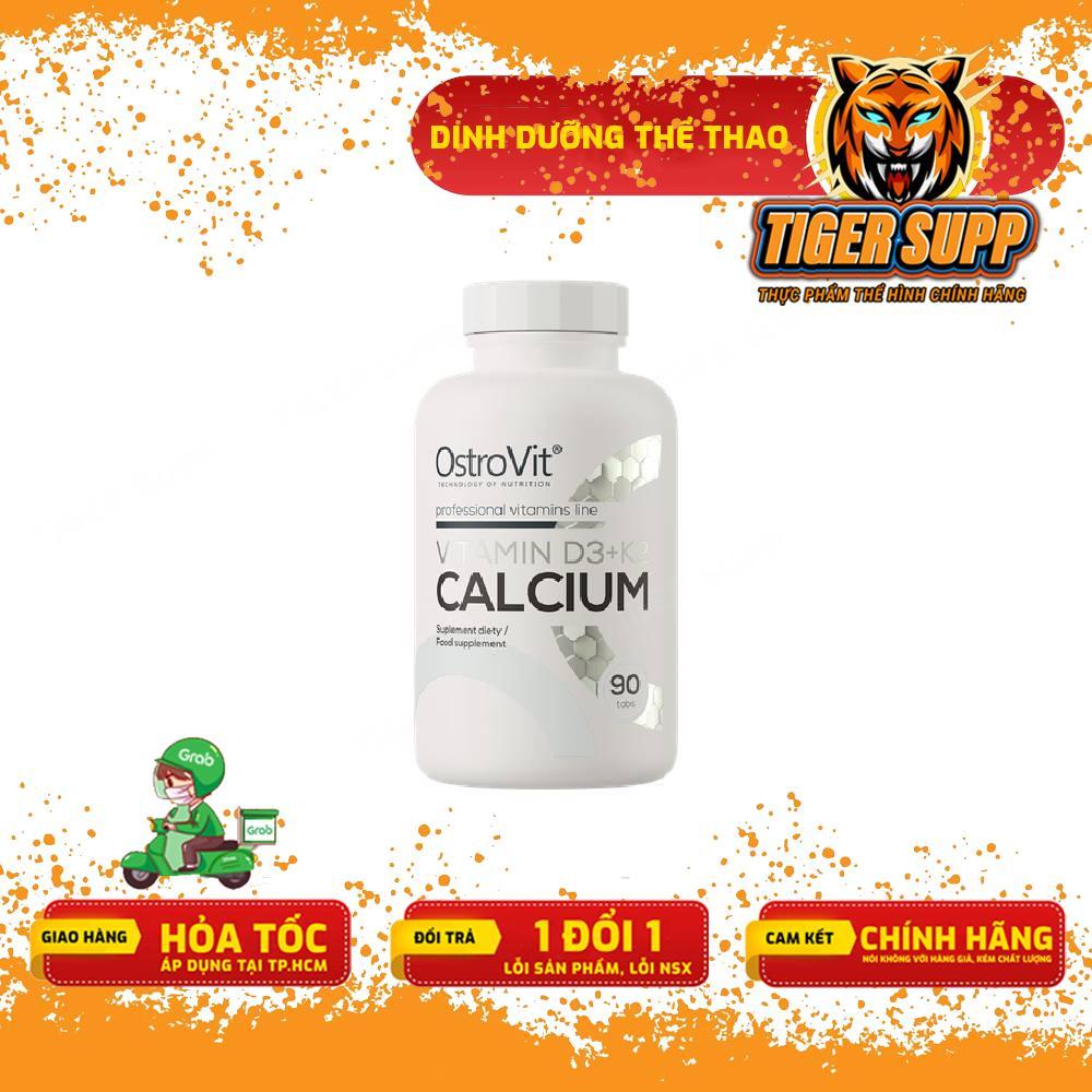 OstroVit Vitamin D3 K2 Calcium | Hỗ trợ xương chắc khỏe – Hấp thu canxi tối ưu | 90 viên