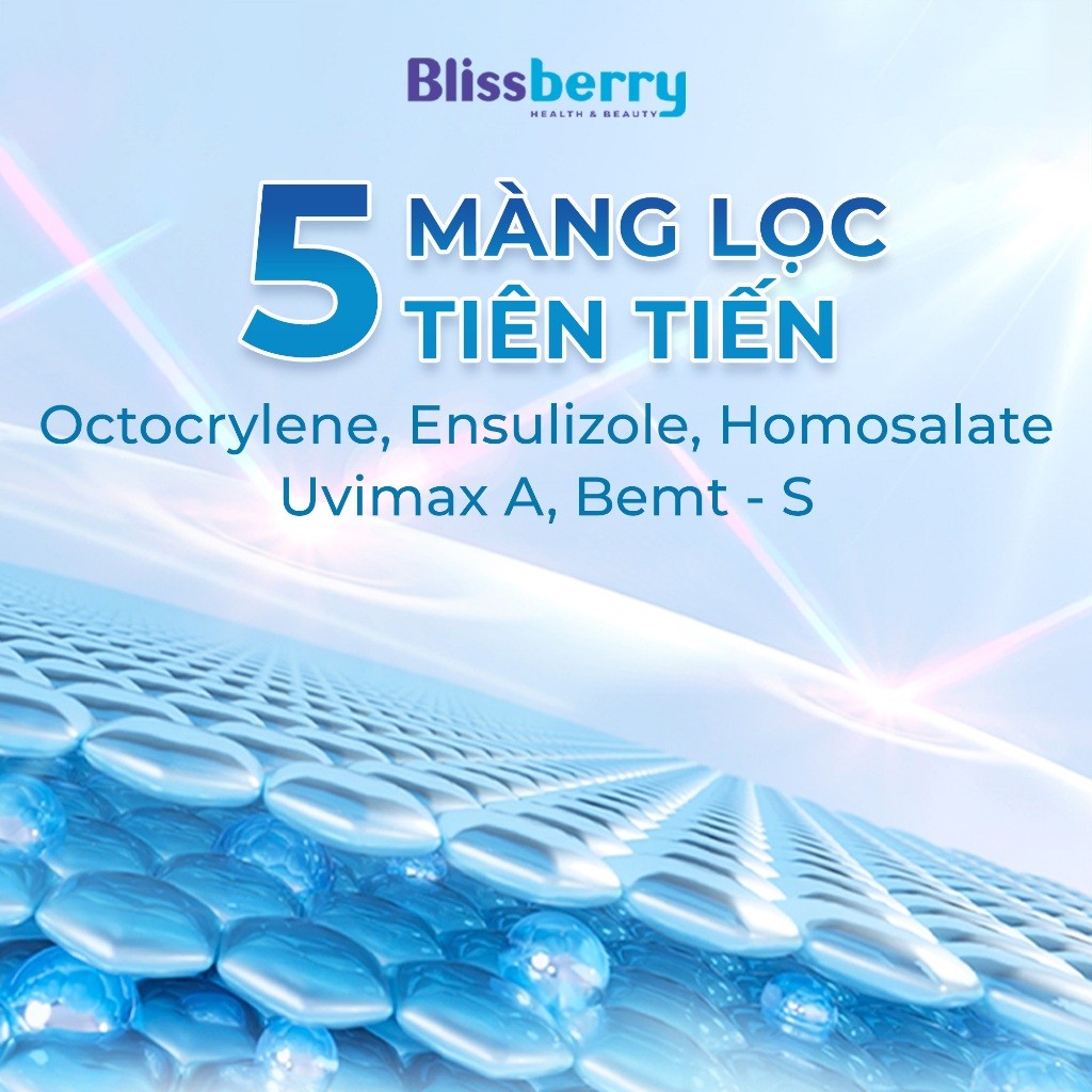 [GIFT] Kem chống nắng Blissberry Glowy Skin UV Shield Cream 60ml