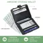 Hộp đựng thẻ OLVIDO, Ví nữ da PU RFID, Túi đựng tiền xu nhiều khe cắm thẻ nhỏ gọn siêu mỏng dành cho nam giới