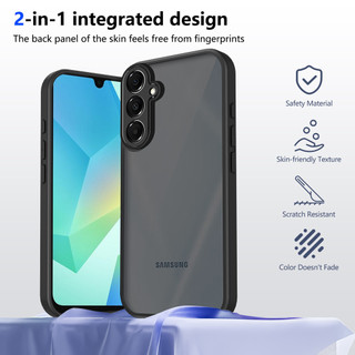Dành Cho Samsung Galaxy A05s 4G Ốp điện thoại Cứng Mờ Da-Cảm Giác Mềm Khung TPU Chống Sốc Mỏng Mỏng